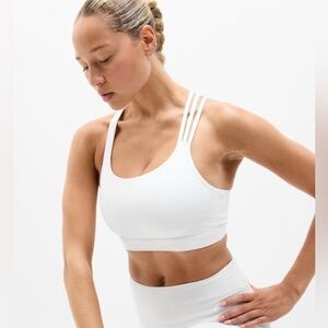 NWT Athleta Train Free White Bra Size XL Best for D-DD Cups